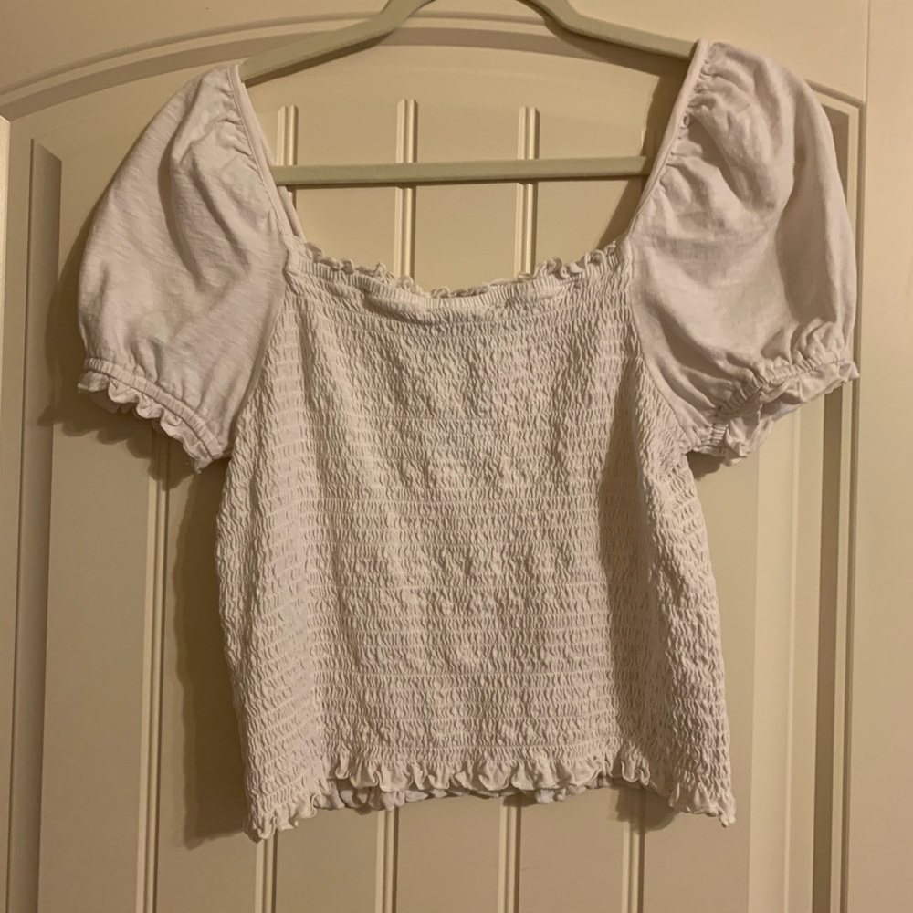 American Eagle Top - Cream